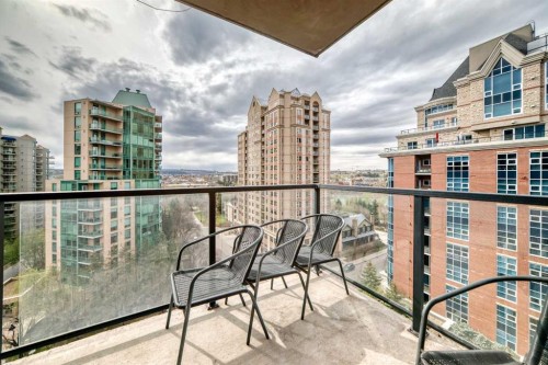 1002-735 2 Avenue Sw, Calgary, AB - Outdoor With Balcony