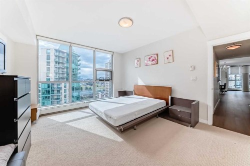 1002-735 2 Avenue Sw, Calgary, AB - Indoor Photo Showing Bedroom