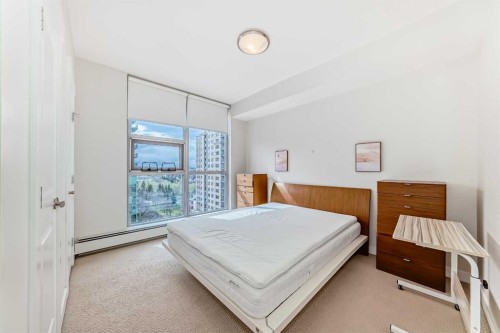 1002-735 2 Avenue Sw, Calgary, AB - Indoor Photo Showing Bedroom