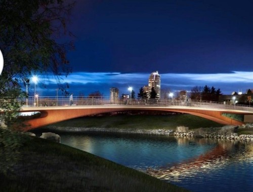 809-550 Riverfront Avenue Se, Calgary, AB - Outdoor With Body Of Water With View