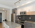 809-550 Riverfront Avenue Se, Calgary, AB  - Indoor Photo Showing Kitchen With Upgraded Kitchen 