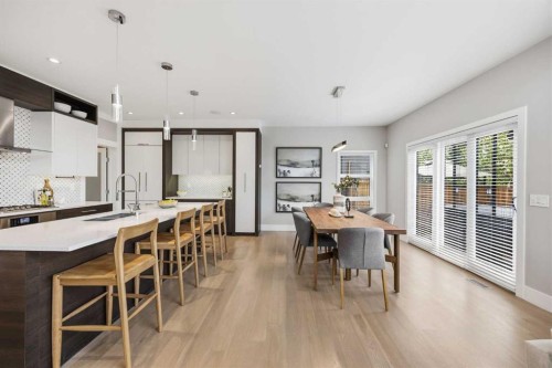 81 West Point Close Sw, Calgary, AB - Indoor Photo Showing Dining Room