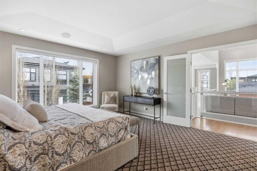 81 West Point Close Sw, Calgary, AB - Indoor Photo Showing Bedroom