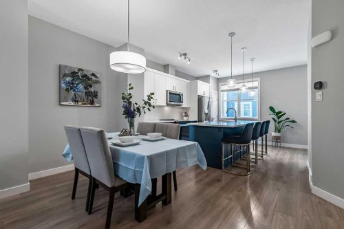 305 Cranbrook Walk Se, Calgary, AB - Indoor Photo Showing Dining Room
