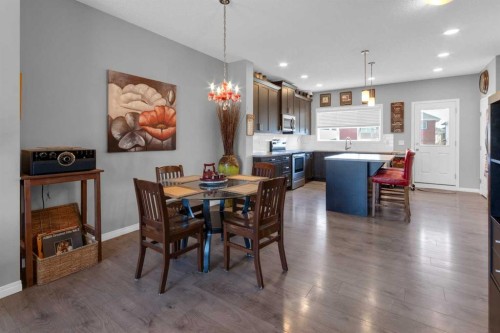 188 Sundown Road, Cochrane, AB - Indoor Photo Showing Dining Room