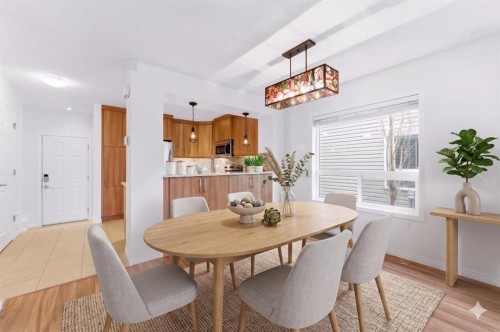 547 Windstone Common Sw, Airdrie, AB - Indoor Photo Showing Dining Room