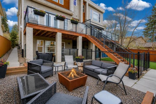 4827 22 Avenue Nw, Calgary, AB - Outdoor With Deck Patio Veranda With Exterior