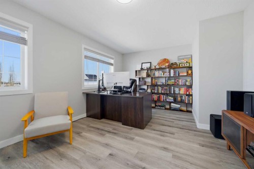 115 Everwoods Park Sw, Calgary, AB - Indoor Photo Showing Office