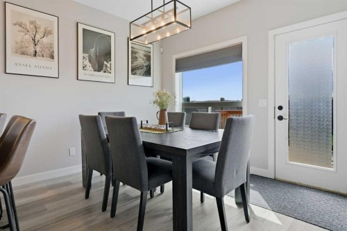 115 Everwoods Park Sw, Calgary, AB - Indoor Photo Showing Dining Room