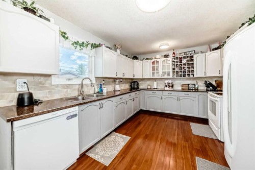 3 Shannon Close, Olds, AB - Indoor Photo Showing Kitchen With Double Sink