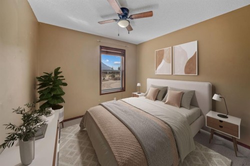 503-108 Armstrong Place, Canmore, AB - Indoor Photo Showing Bedroom