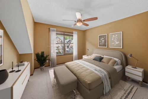 503-108 Armstrong Place, Canmore, AB - Indoor Photo Showing Bedroom
