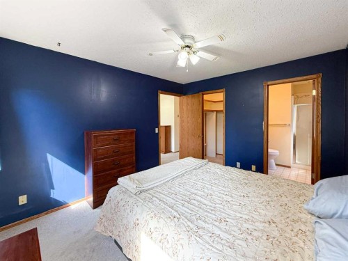 4117 Silverpark Estates Close, Olds, AB - Indoor Photo Showing Bedroom