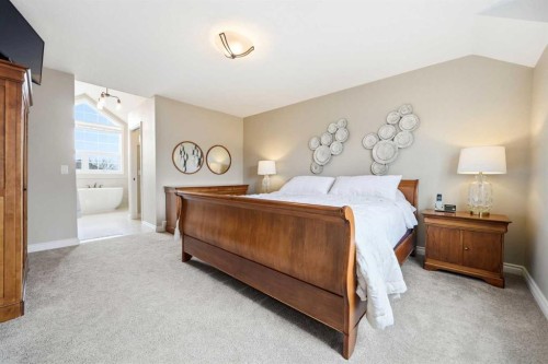 244 Cove Road, Chestermere, AB - Indoor Photo Showing Bedroom