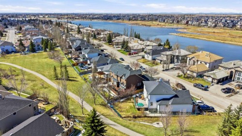 244 Cove Road, Chestermere, AB - Outdoor With Body Of Water With View