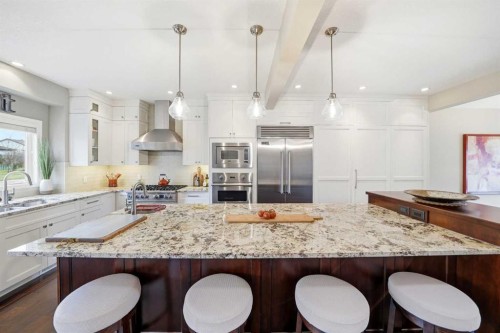 244 Cove Road, Chestermere, AB - Indoor Photo Showing Kitchen With Upgraded Kitchen