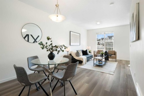 505 Copperstone Manor Se, Calgary, AB - Indoor Photo Showing Dining Room