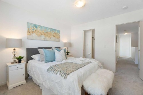 505 Copperstone Manor Se, Calgary, AB - Indoor Photo Showing Bedroom