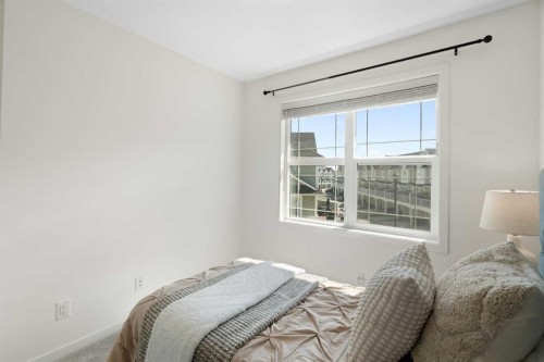 505 Copperstone Manor Se, Calgary, AB - Indoor Photo Showing Bedroom