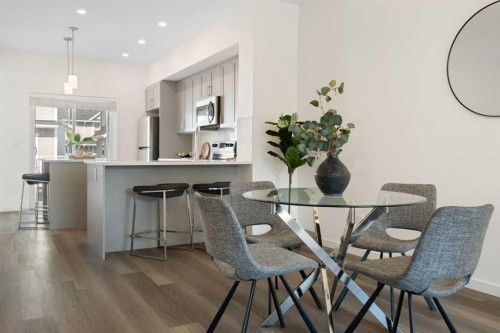 505 Copperstone Manor Se, Calgary, AB - Indoor Photo Showing Dining Room