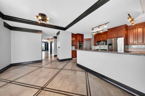 1401-837 2 Avenue Sw, Calgary, AB - Indoor Photo Showing Kitchen