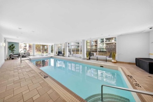 1401-837 2 Avenue Sw, Calgary, AB - Indoor Photo Showing Other Room With In Ground Pool