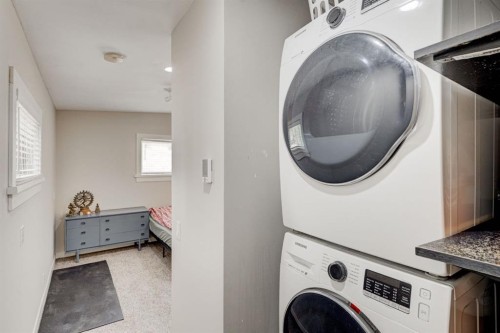 84 Burney, Bragg Creek, AB - Indoor Photo Showing Laundry Room
