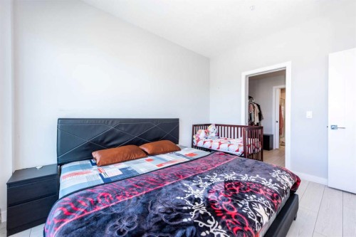 1317-681 Savanna Boulevard North, Calgary, AB - Indoor Photo Showing Bedroom