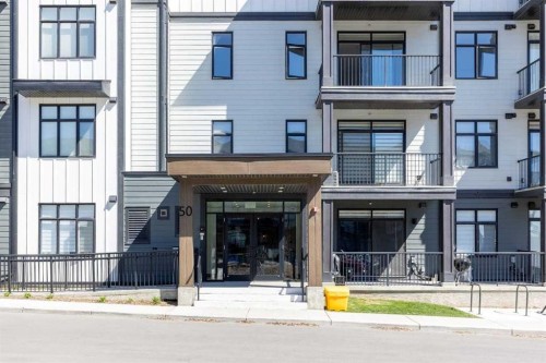 404-50 Sage Hill Walk Nw, Calgary, AB - Outdoor With Balcony With Facade