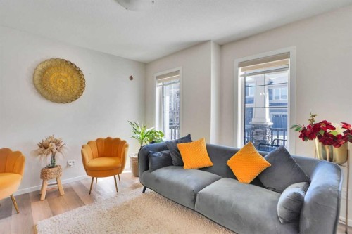 60 Cityside Grove Ne, Calgary, AB - Indoor Photo Showing Living Room