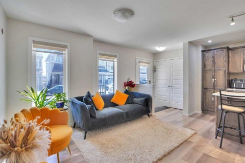 60 Cityside Grove Ne, Calgary, AB - Indoor Photo Showing Living Room