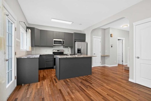 36 Chaparral Drive, Calgary, AB - Indoor Photo Showing Kitchen With Upgraded Kitchen