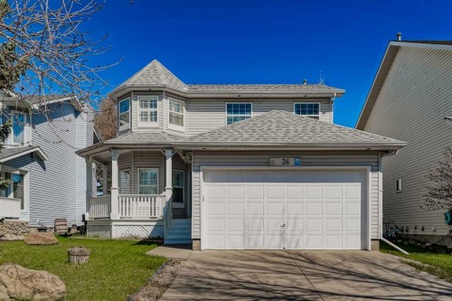 36 Chaparral Drive, Calgary, AB - Outdoor With Deck Patio Veranda