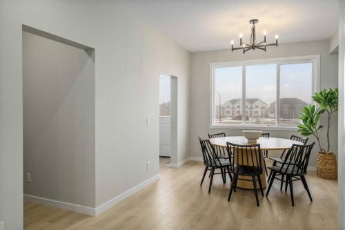 1449 Rangeview Drive Se, Calgary, AB - Indoor Photo Showing Dining Room