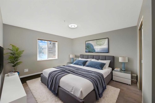 415-55 Arbour Grove Close Nw, Calgary, AB - Indoor Photo Showing Bedroom