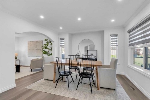 80 Canoe Square Sw, Airdrie, AB - Indoor Photo Showing Dining Room