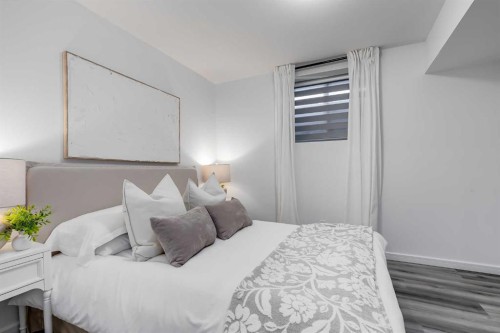80 Canoe Square Sw, Airdrie, AB - Indoor Photo Showing Bedroom