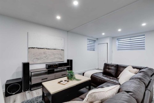 80 Canoe Square Sw, Airdrie, AB - Indoor Photo Showing Basement