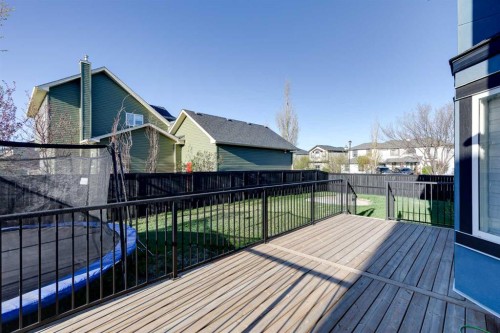 80 Canoe Square Sw, Airdrie, AB - Outdoor With Deck Patio Veranda With Exterior