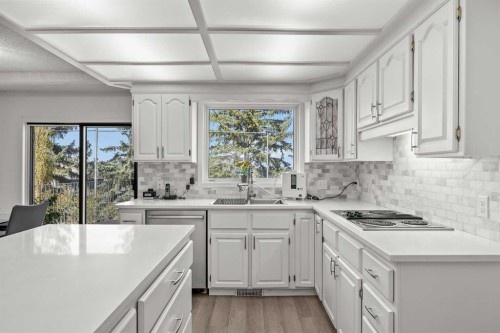 1360 Shawnee Road Sw, Calgary, AB - Indoor Photo Showing Kitchen With Upgraded Kitchen