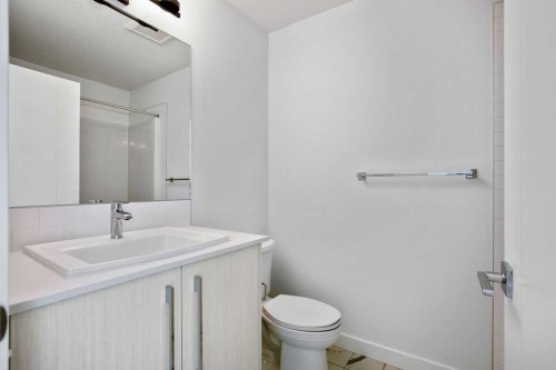 207-50 Cornerstone Passage Ne, Calgary, AB - Indoor Photo Showing Bathroom