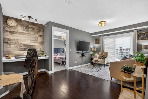 4403-302 Skyview Ranch Drive Ne, Calgary, AB - Indoor Photo Showing Living Room