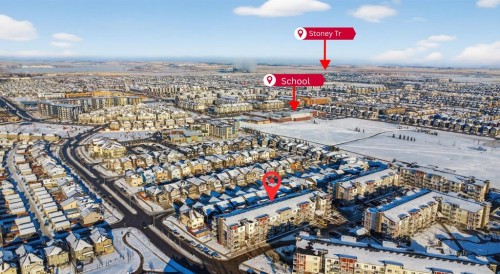 4403-302 Skyview Ranch Drive Ne, Calgary, AB - Outdoor With View