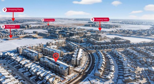 4403-302 Skyview Ranch Drive Ne, Calgary, AB - Outdoor With View