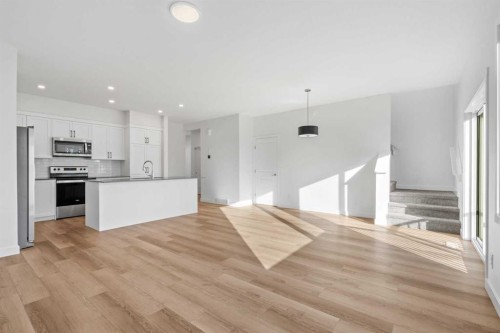 79 Eston Lane Se, Calgary, AB - Indoor Photo Showing Kitchen
