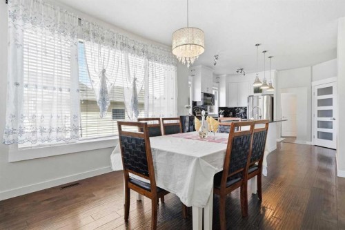 161 Rainbow Falls Glen, Chestermere, AB - Indoor Photo Showing Dining Room