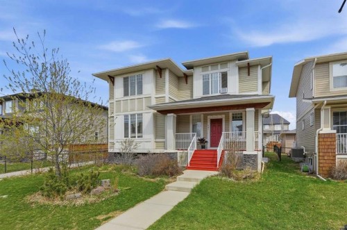 161 Rainbow Falls Glen, Chestermere, AB - Outdoor With Deck Patio Veranda With Facade