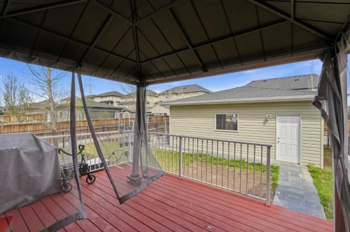 161 Rainbow Falls Glen, Chestermere, AB - Outdoor With Deck Patio Veranda With Exterior