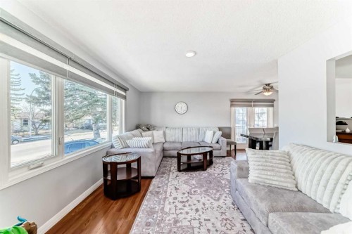 4424 Maryvale Drive Ne, Calgary, AB - Indoor Photo Showing Living Room