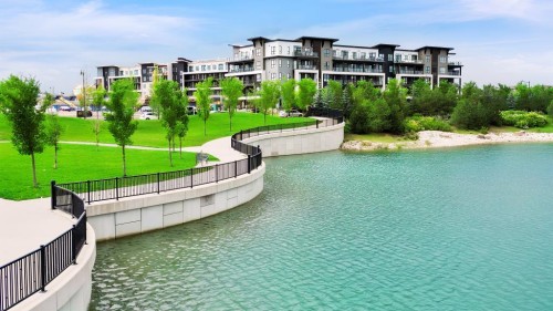 8309-1802 Mahogany Boulevard Se, Calgary, AB - Outdoor With Body Of Water With View
